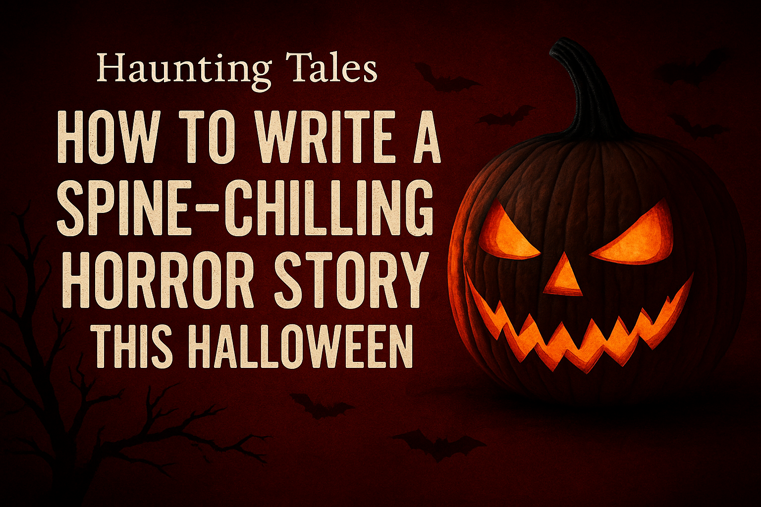 how to write a horror story