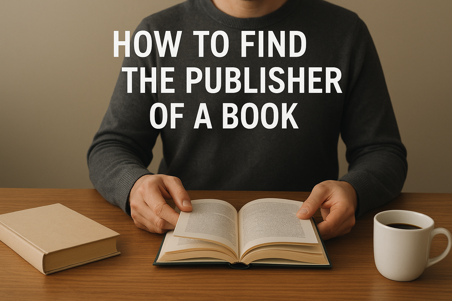 how to find the publisher of a book
